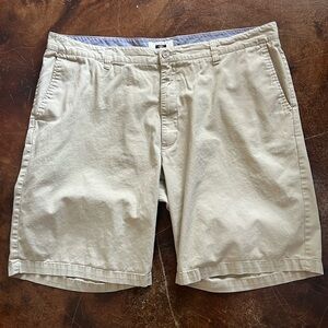 Men’s Joseph Abboud Khaki Shorts from Men’s Warehouse Flat front Inseam 10”